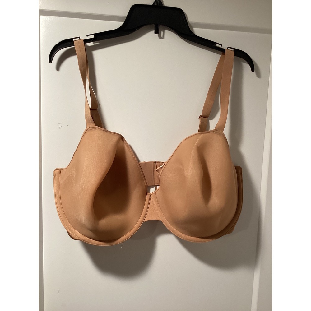 SKIMS Weightless Demi Bra Ochre Tan Nude Underwire BR-DEM-1893 44H